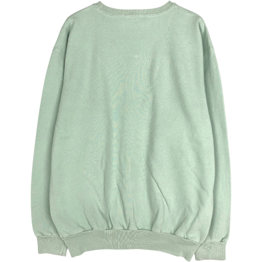 Ralph Lauren POLO by Ralph Lauren One Point Logo Sweatshirt Trainer Men's M size cotton Mint green Vintage Second Hand