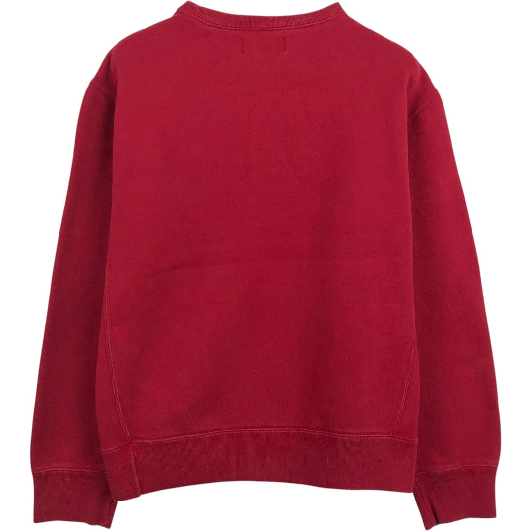 Ralph Lauren POLO by Ralph Lauren One Point Logo Sweatshirt Trainer Men's L size cotton red type Vintage Second Hand