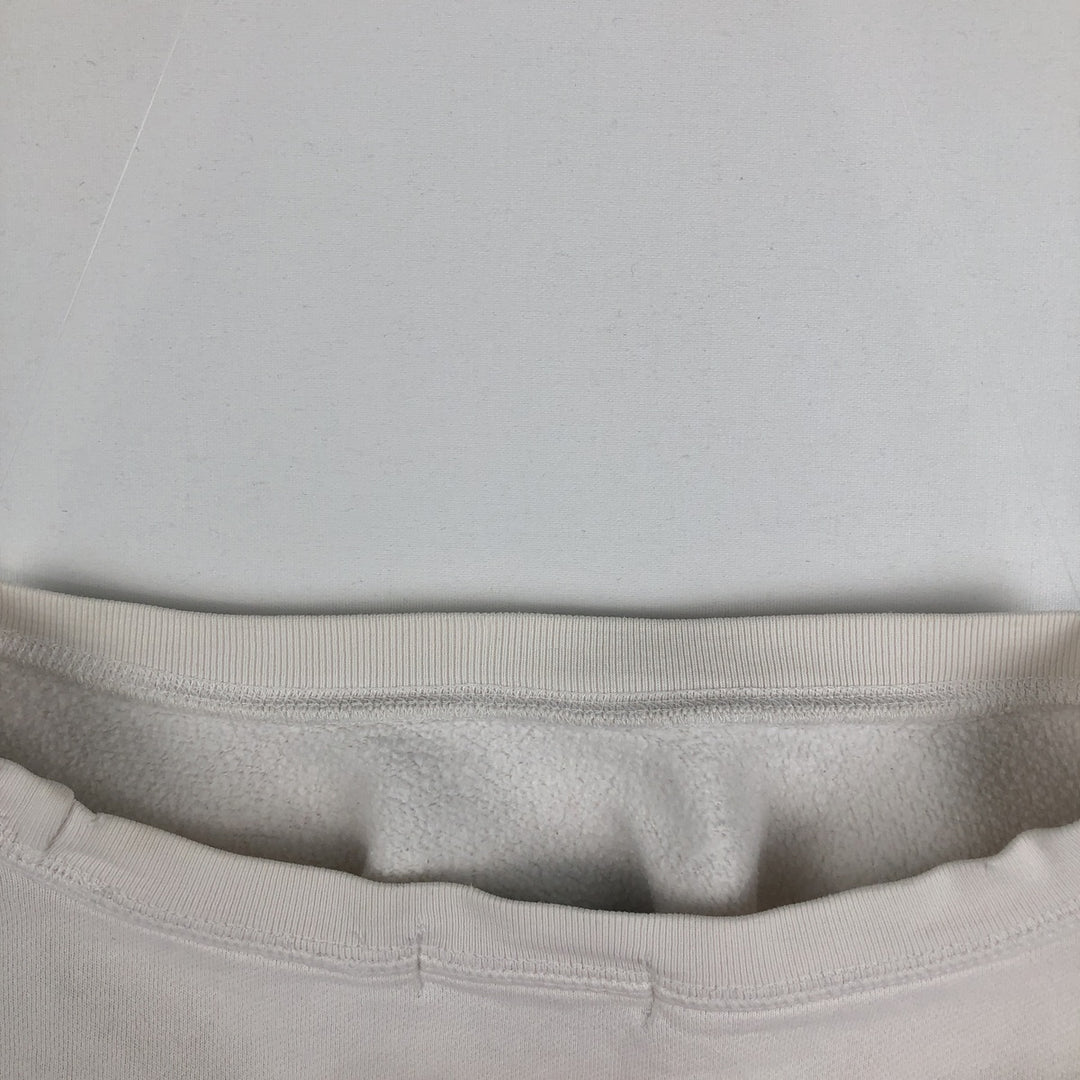 Ralph Lauren POLO by Ralph Lauren One Point Logo Sweatshirt Trainer Men's L size cotton white type Vintage Second Hand