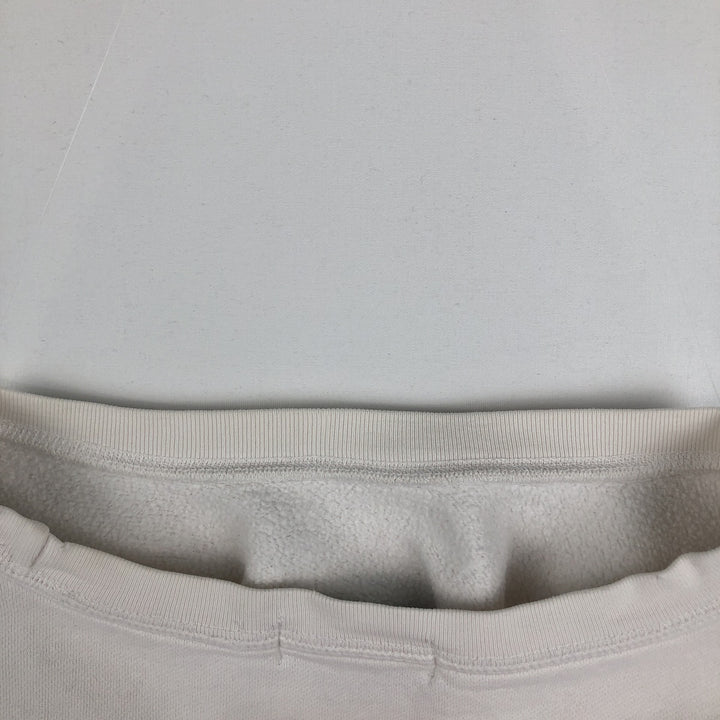Ralph Lauren POLO by Ralph Lauren One Point Logo Sweatshirt Trainer Men's L size cotton white type Vintage Second Hand