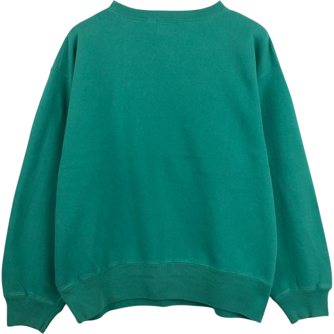 90'S GAP ATHLETIC CLASSIC Plain Blank Sweatshirt, Men's Size M (approx.), Vintage cotton green type Vintage Second Hand