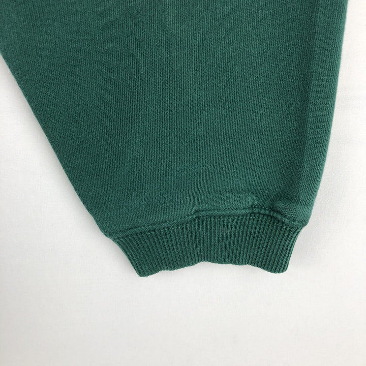 Eddie Bauer EBTEK Logo Sweatshirt (Men's Size M) cotton Green type dark green Vintage Second Hand