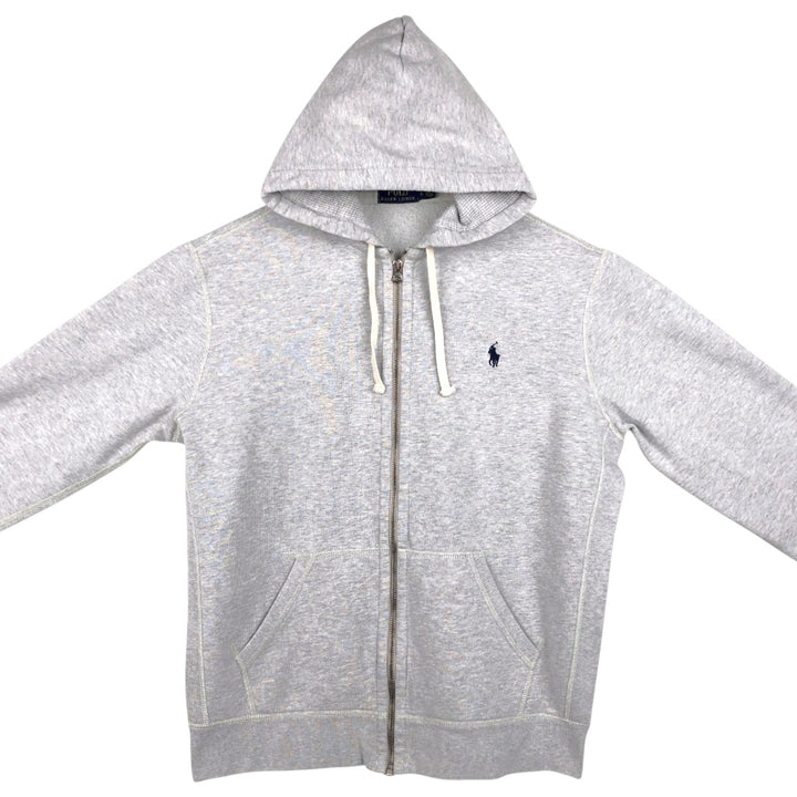 Ralph Lauren POLO RALPH LAUREN Sweat Full Zip Hoodie Men's L size cotton gray type Vintage Second Hand