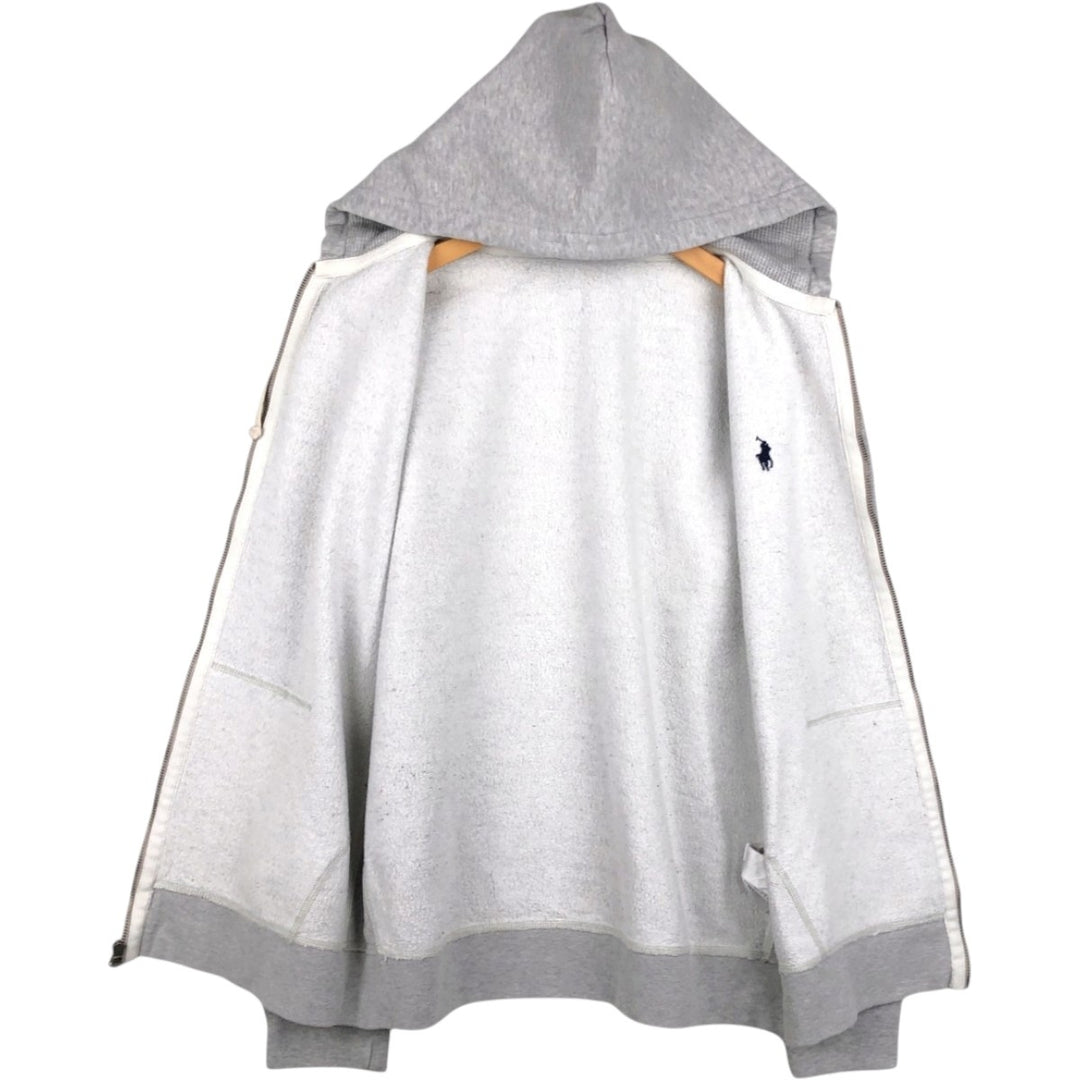 Ralph Lauren POLO RALPH LAUREN Sweat Full Zip Hoodie Men's L size cotton gray type Vintage Second Hand