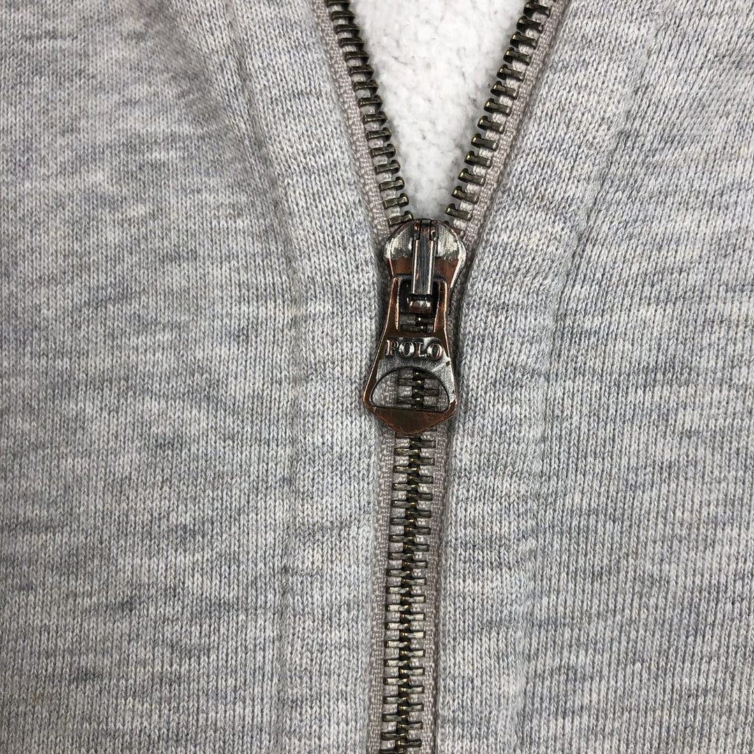 Ralph Lauren POLO RALPH LAUREN Sweat Full Zip Hoodie Men's L size cotton gray type Vintage Second Hand