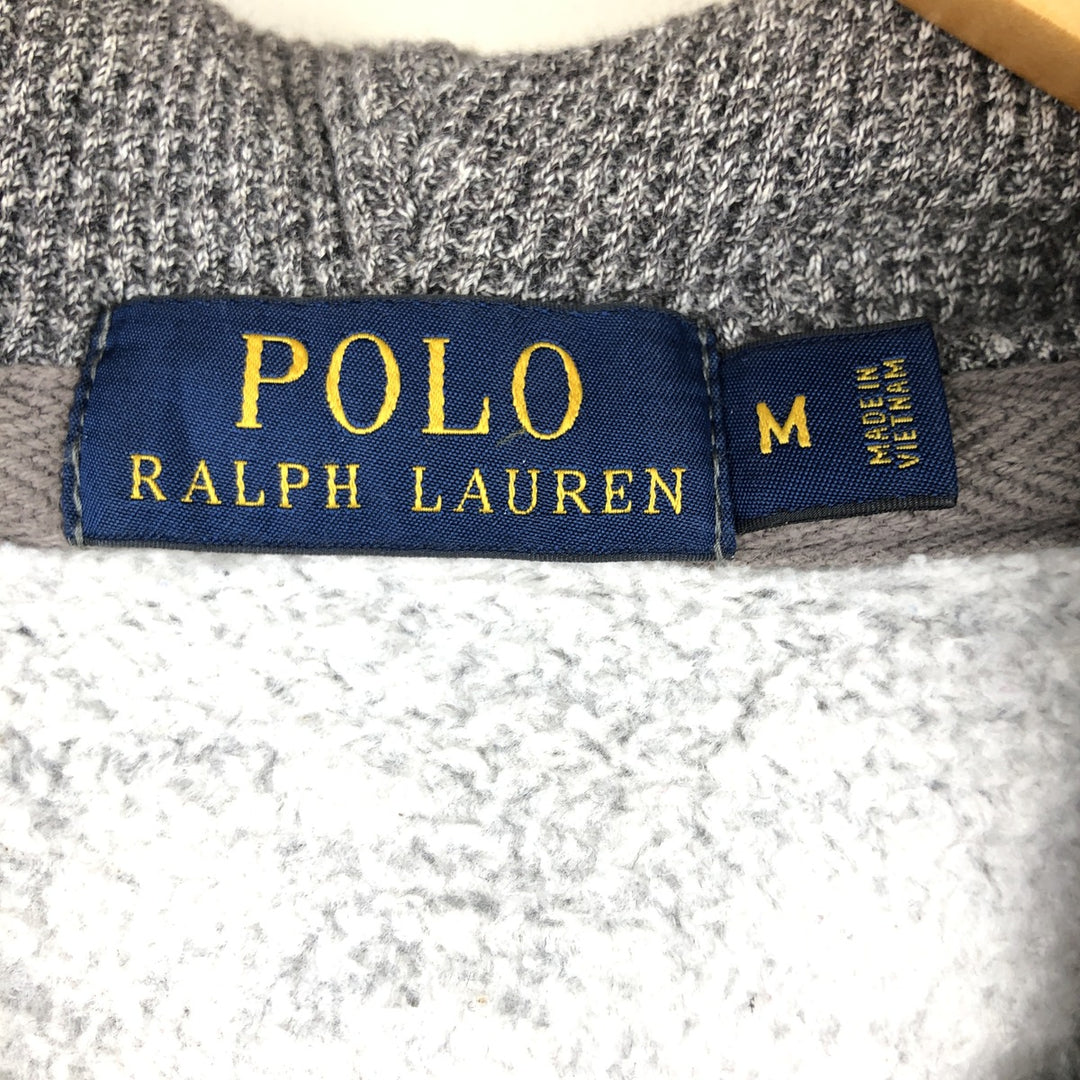 Ralph Lauren POLO RALPH LAUREN Sweat Full Zip Hoodie Men's M cotton gray type Vintage Second Hand