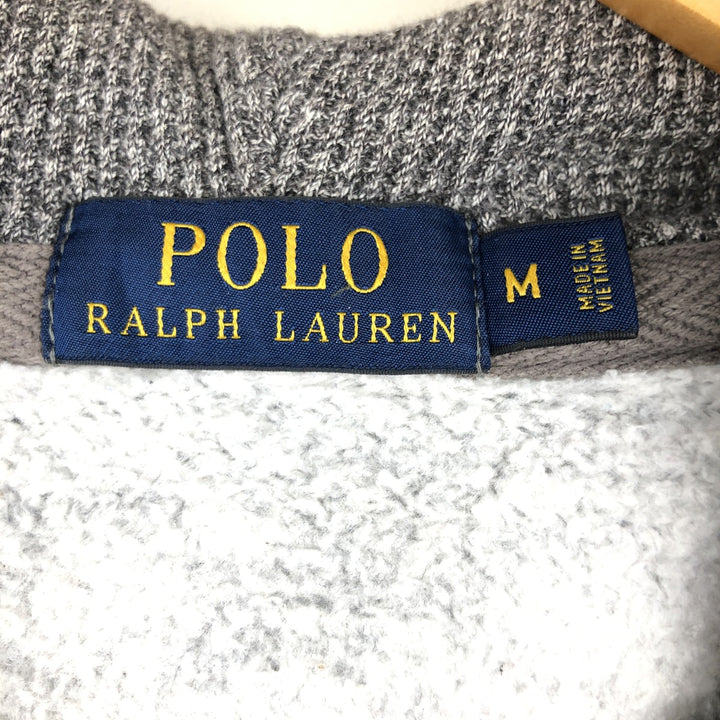 Ralph Lauren POLO RALPH LAUREN Sweat Full Zip Hoodie Men's M cotton gray type Vintage Second Hand