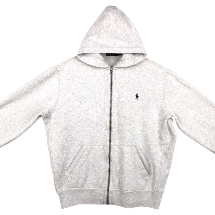 Ralph Lauren POLO RALPH LAUREN Sweat Full Zip Hoodie Men's L size cotton gray type Vintage Second Hand