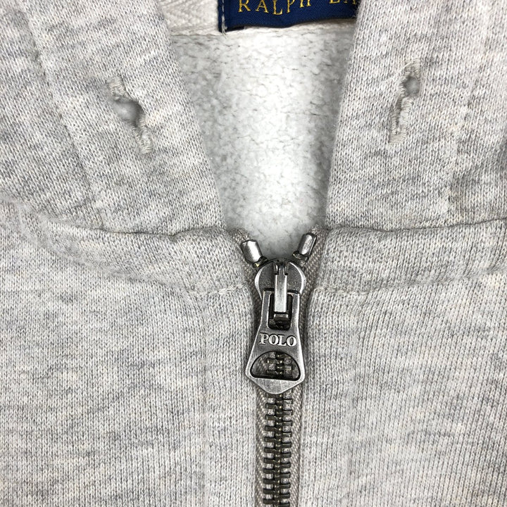Ralph Lauren POLO RALPH LAUREN Sweat Full Zip Hoodie Men's L size cotton gray type Vintage Second Hand