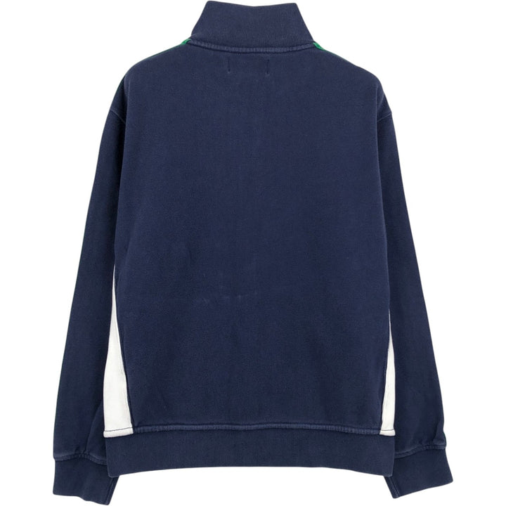 Ralph Lauren POLO by Ralph Lauren Big Pony Full-Zip Sweatshirt (Men's Size M) cotton navy blue type Vintage Second Hand