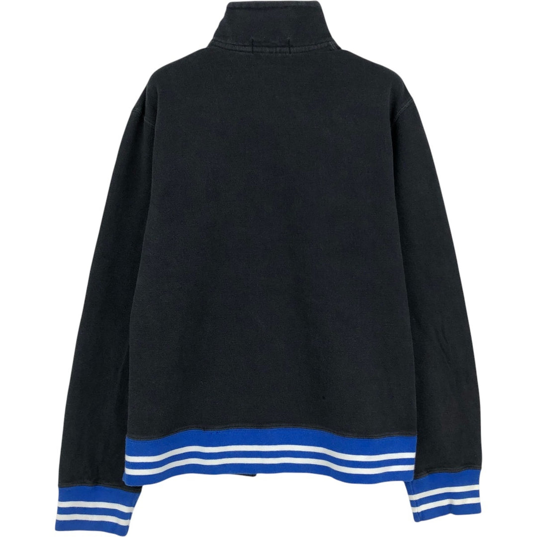 Ralph Lauren POLO by Ralph Lauren full zip sweatshirt, men's size L cotton black type Vintage Second Hand