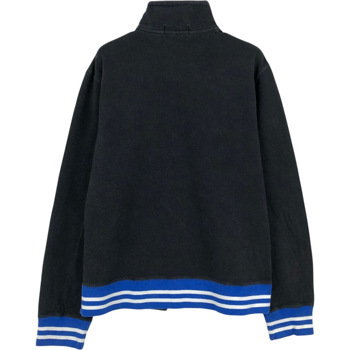 Ralph Lauren POLO by Ralph Lauren full zip sweatshirt, men's size L cotton black type Vintage Second Hand