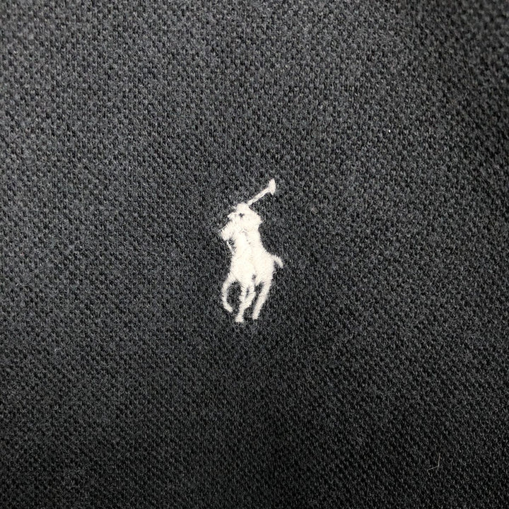 Ralph Lauren POLO by Ralph Lauren full zip sweatshirt, men's size L cotton black type Vintage Second Hand
