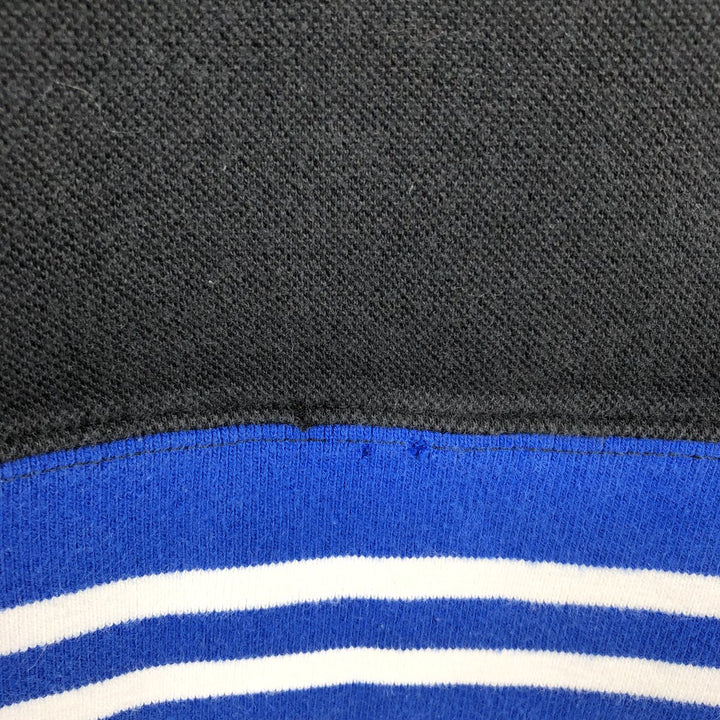Ralph Lauren POLO by Ralph Lauren full zip sweatshirt, men's size L cotton black type Vintage Second Hand