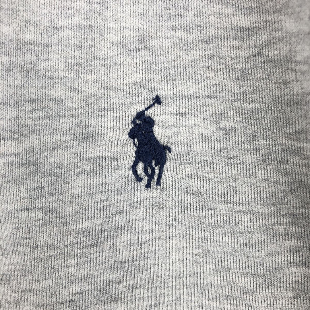 2000'S Ralph Lauren POLO RALPH LAUREN Full-Zip Sweatshirt, Men's Size XXL (approx.) cotton gray type Vintage Second Hand