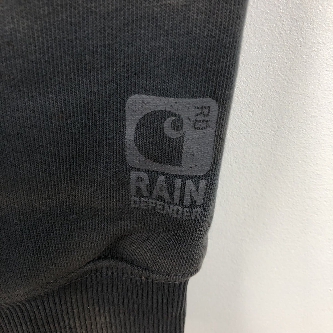 Carhartt RAIN DEFENDER Padded Sweat Full-Zip Hoodie, Men's Size L (approx.) cotton black type Vintage Second Hand