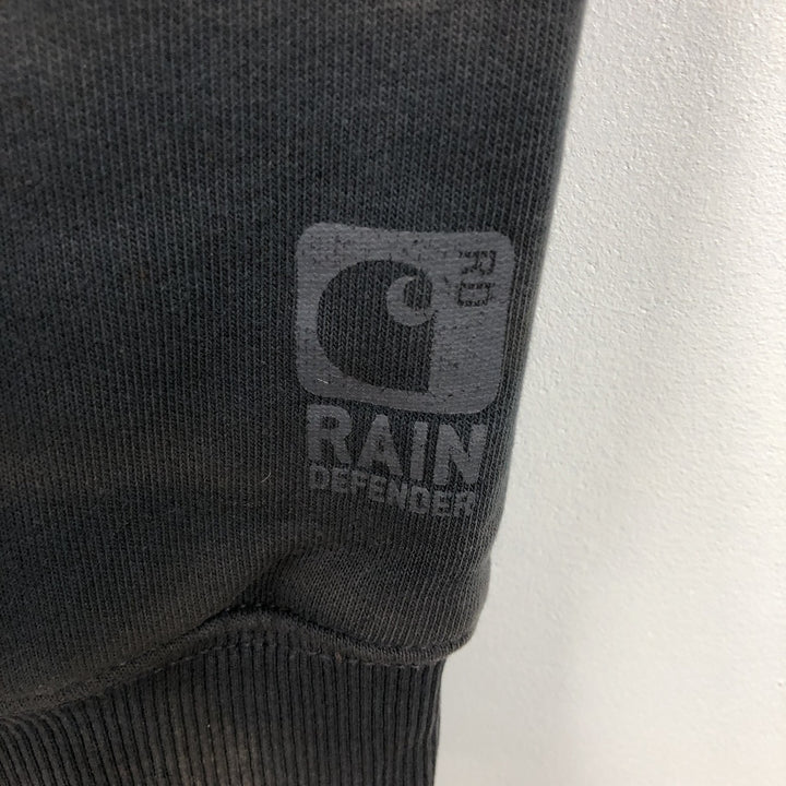 Carhartt RAIN DEFENDER Padded Sweat Full-Zip Hoodie, Men's Size L (approx.) cotton black type Vintage Second Hand