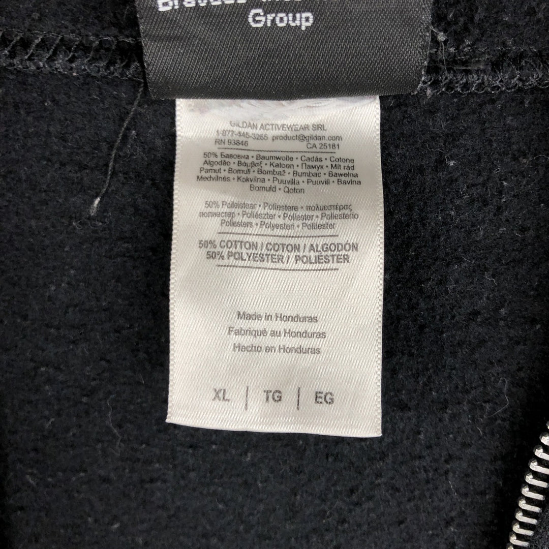 Harley-Davidson Motorcycle Sweat Full-Zip Hoodie, Men's Size XL (approx.) cotton black type Vintage Second Hand