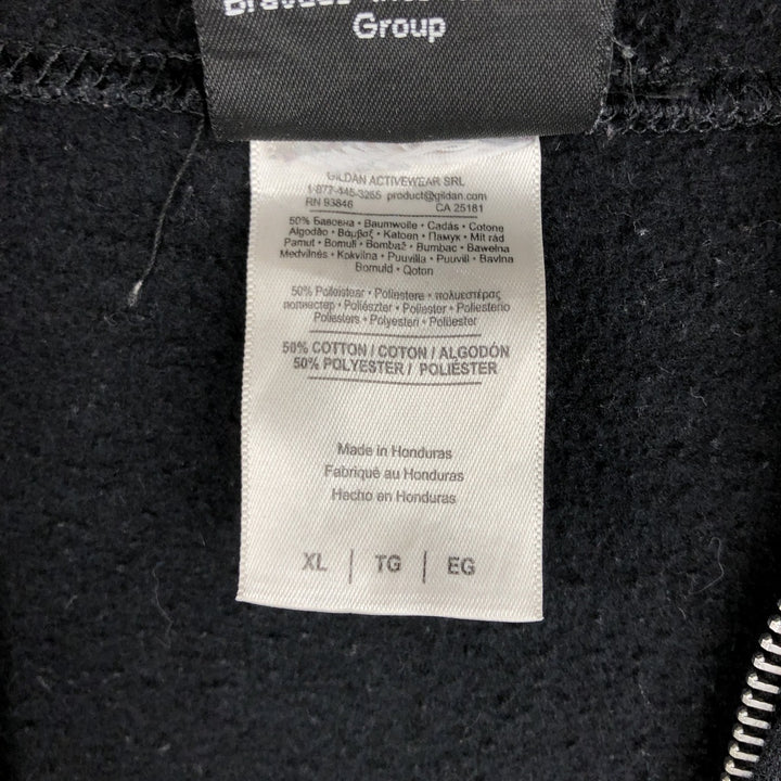 Harley-Davidson Motorcycle Sweat Full-Zip Hoodie, Men's Size XL (approx.) cotton black type Vintage Second Hand