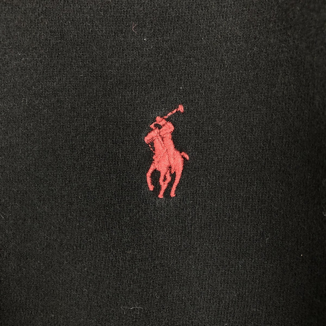 Ralph Lauren POLO by Ralph Lauren full zip sweatshirt, men's size L cotton black type Vintage Second Hand