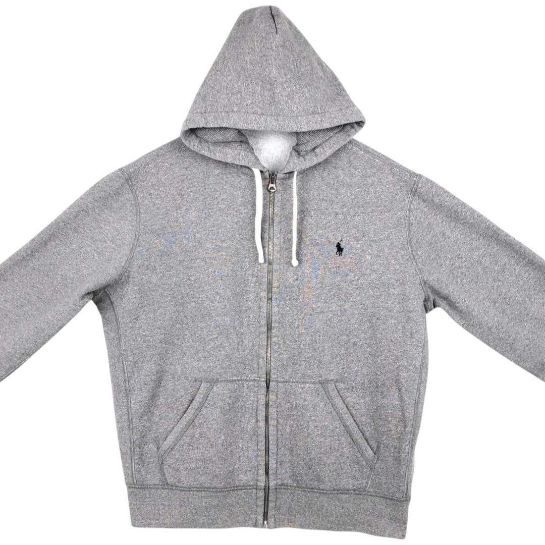 Ralph Lauren POLO RALPH LAUREN Sweat Full Zip Hoodie Men's L size cotton Charcoal Vintage Second Hand