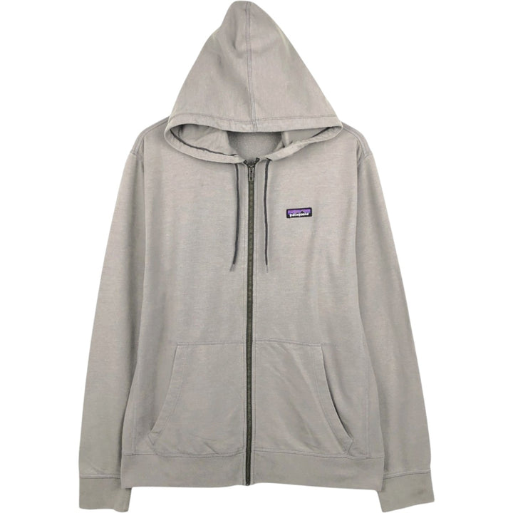 Patagonia ORGANIC COTTON 52280SP16 Full-Zip Sweatshirt Hoodie (Men's Size L) cotton gray type Vintage Second Hand