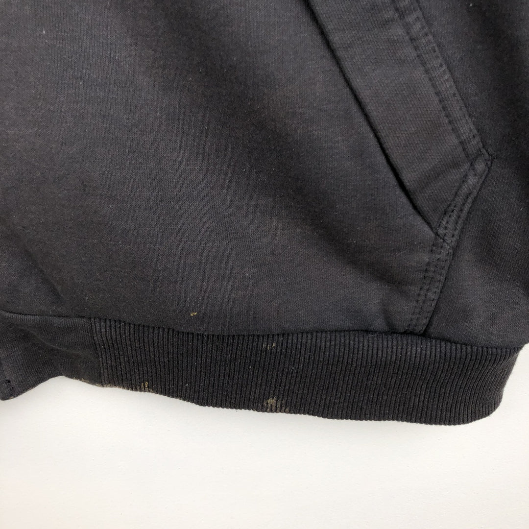 Carhartt Sweat Full Zip Hoodie Men's XL cotton black type Vintage Second Hand
