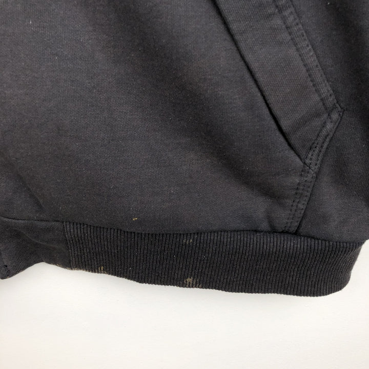 Carhartt Sweat Full Zip Hoodie Men's XL cotton black type Vintage Second Hand