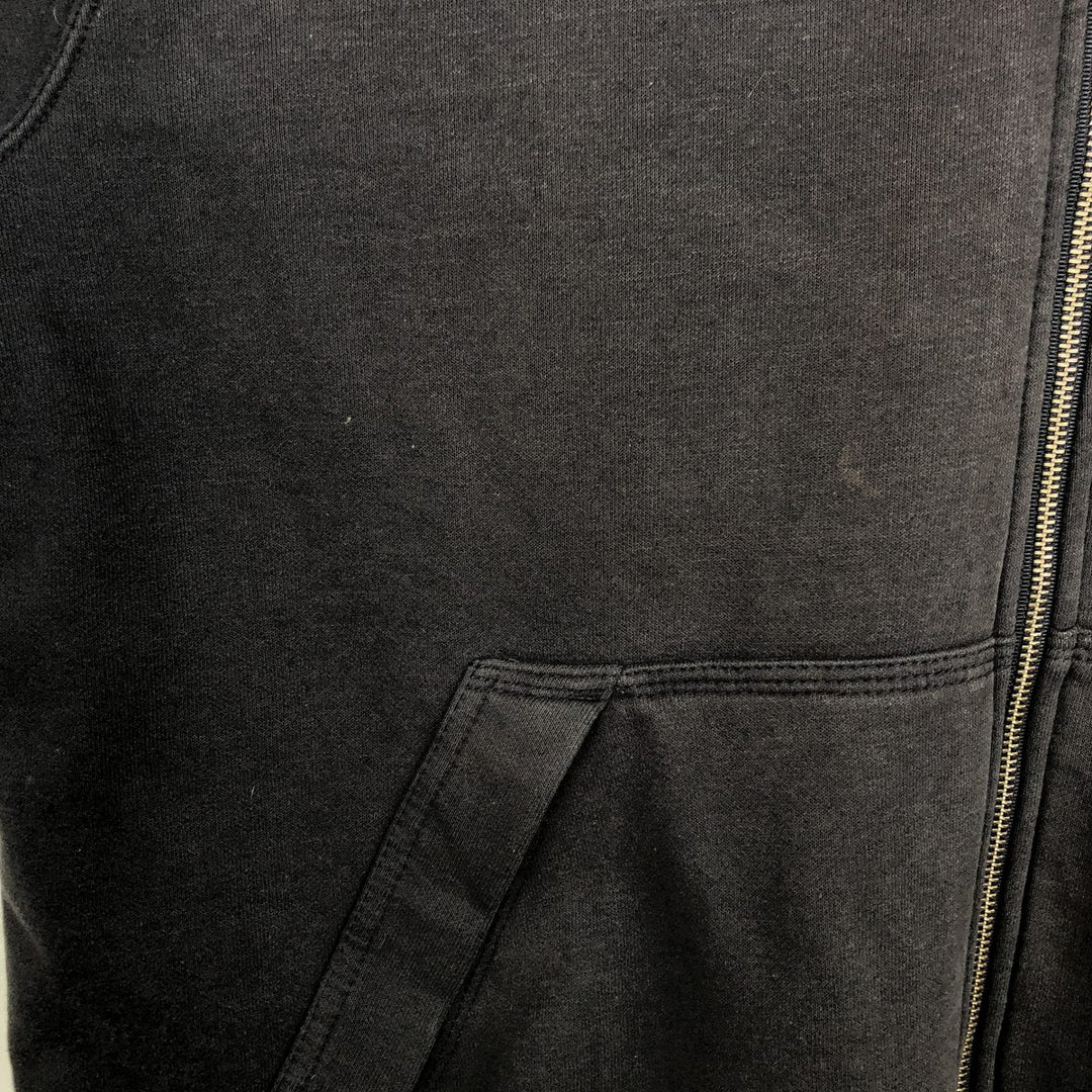 Carhartt Sweat Full Zip Hoodie Men's XL cotton black type Vintage Second Hand