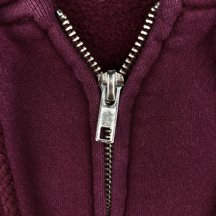 Santa Cruz SANTA CRUZ Sweatshirt Full Zip Hoodie, Men's XL unclear wine-red Vintage Second Hand