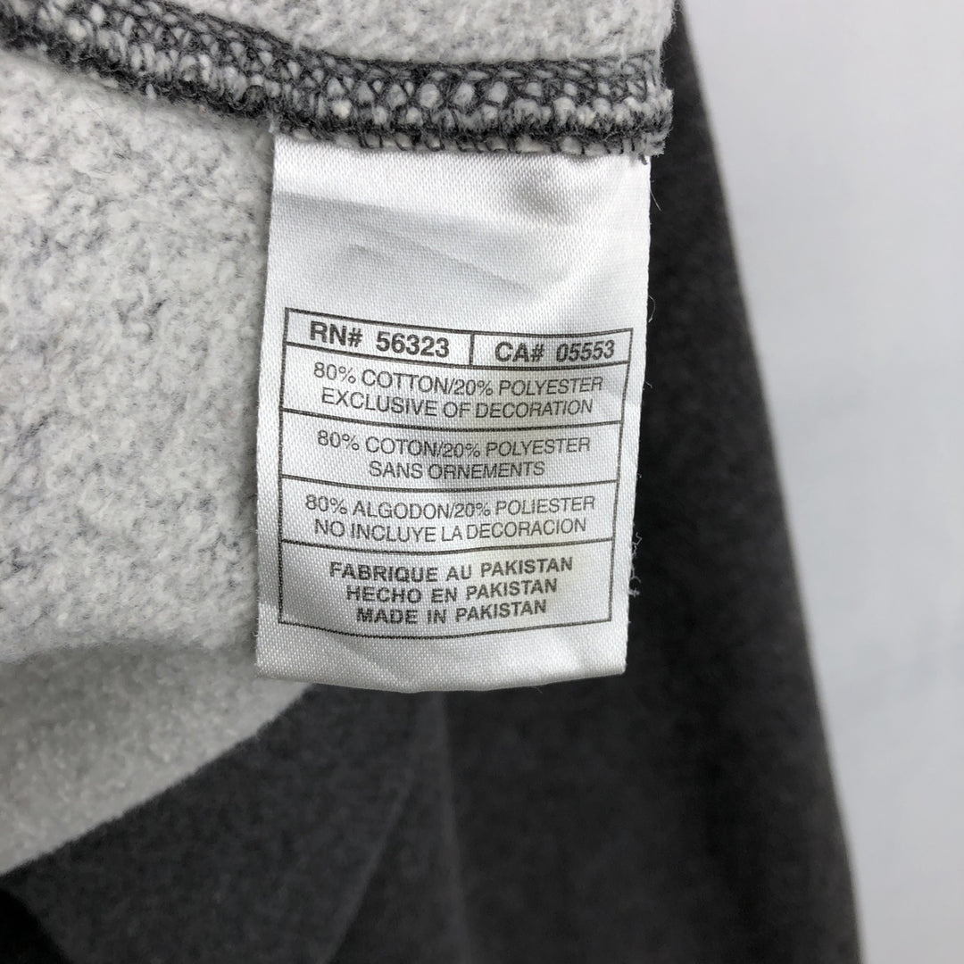 2000'S Nike THE ATHLETIC DEPT Full-Zip Sweatshirt (Men's Size XL) cotton Charcoal Vintage Second Hand