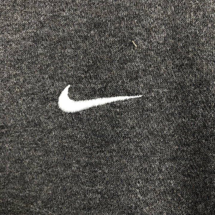 2000'S Nike THE ATHLETIC DEPT Full-Zip Sweatshirt (Men's Size XL) cotton Charcoal Vintage Second Hand