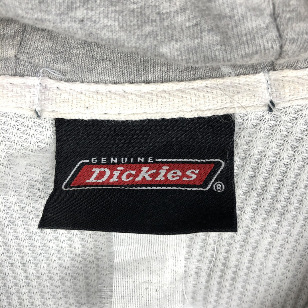 Dickies Sweat Full Zip Hoodie Men's L size unclear navy blue type Vintage Second Hand