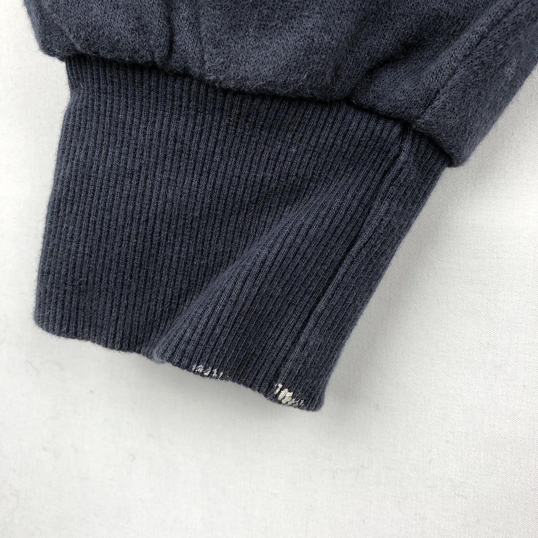 Dickies Sweat Full Zip Hoodie Men's L size unclear navy blue type Vintage Second Hand