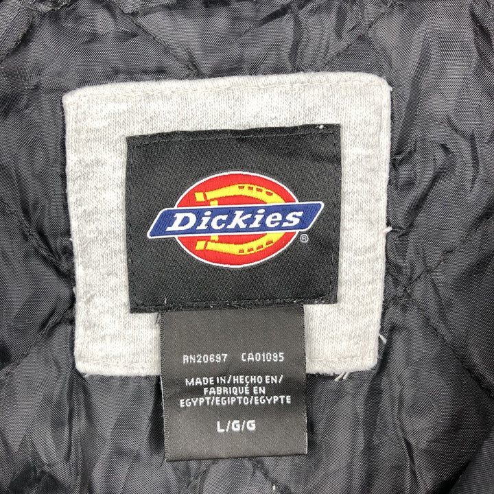 Dickies Padded Advertising Sweat Full-Zip Hoodie, Men's Size L (approx.) cotton gray type Vintage Second Hand