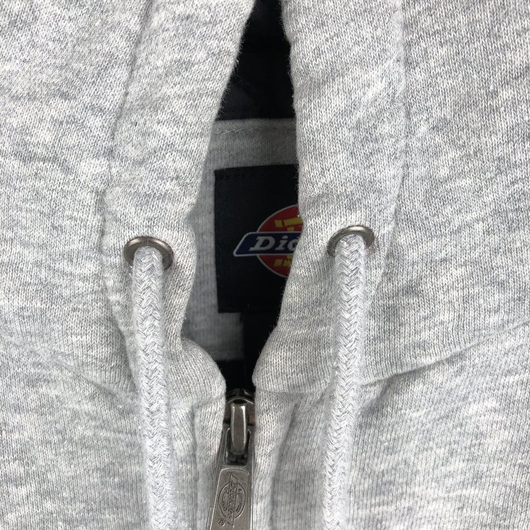 Dickies Padded Advertising Sweat Full-Zip Hoodie, Men's Size L (approx.) cotton gray type Vintage Second Hand