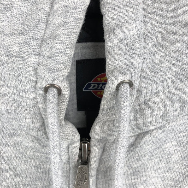 Dickies Padded Advertising Sweat Full-Zip Hoodie, Men's Size L (approx.) cotton gray type Vintage Second Hand