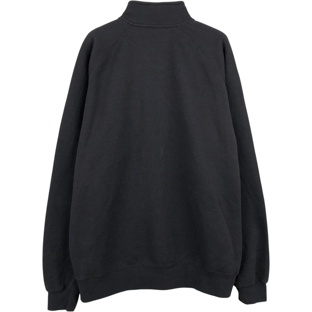 Carhartt full zip sweatshirt, men's XL size cotton black type Vintage Second Hand