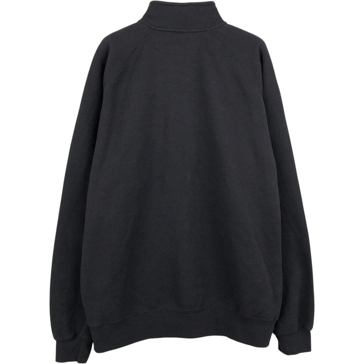 Carhartt full zip sweatshirt, men's XL size cotton black type Vintage Second Hand