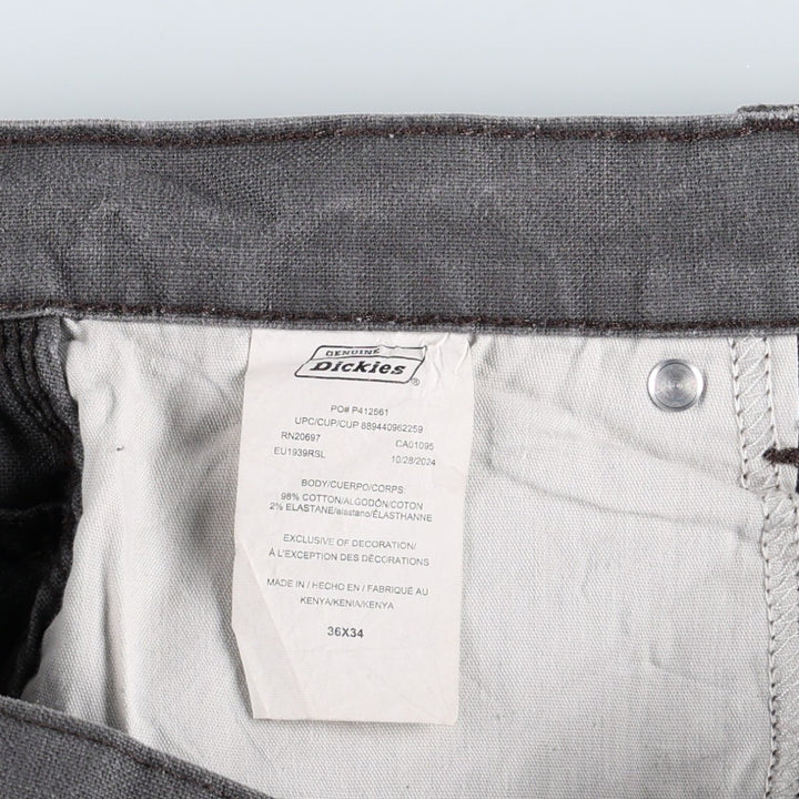 Dickies Duck Painter Pants Men's W37 cotton Charcoal Vintage Second Hand