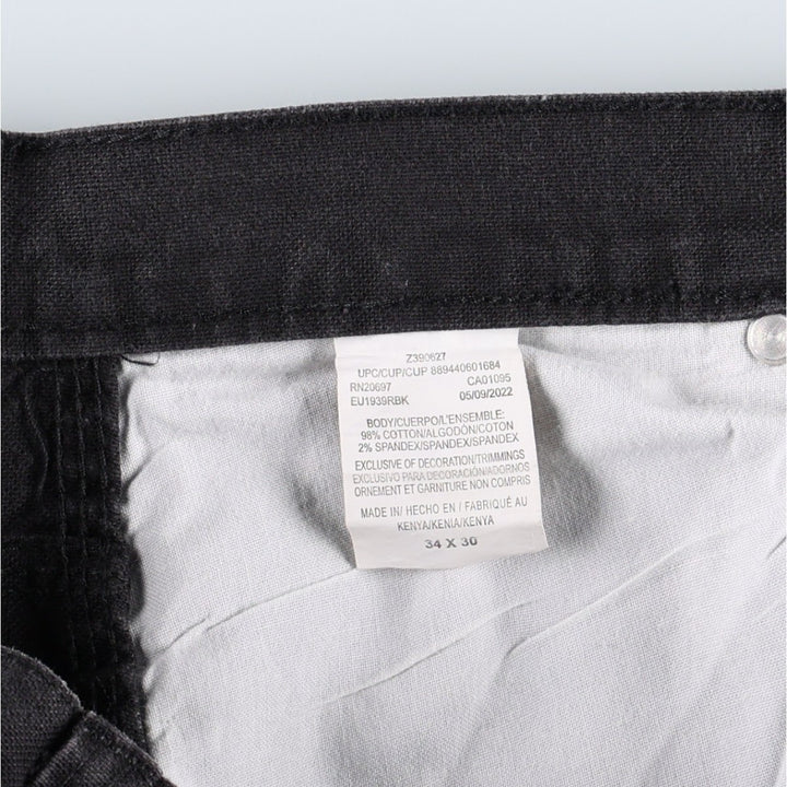 Dickies Duck Painter Pants Men's W36 cotton black type Vintage Second Hand