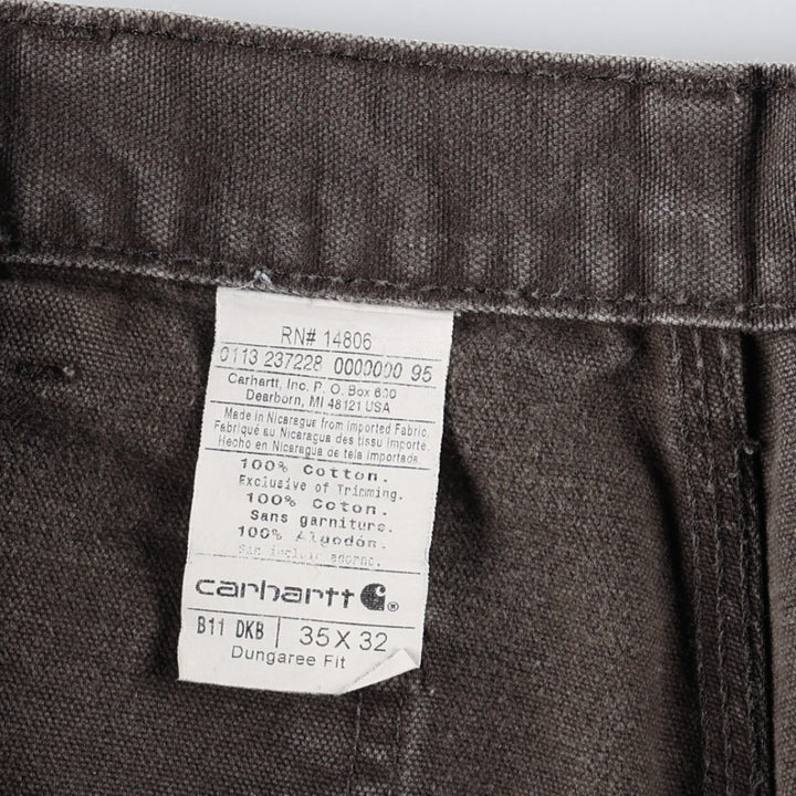 Carhartt Duck Painter Pants, Men's, W34 equivalent cotton brown type Vintage Second Hand