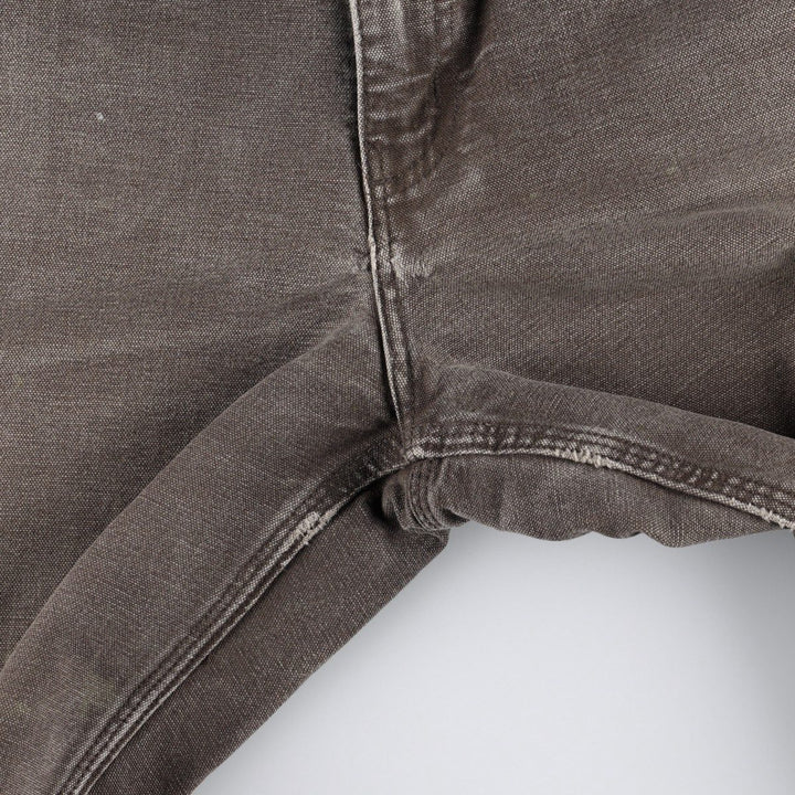 Carhartt Duck Painter Pants, Men's, W34 equivalent cotton brown type Vintage Second Hand