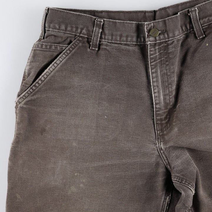 Carhartt Duck Painter Pants, Men's, W34 equivalent cotton brown type Vintage Second Hand