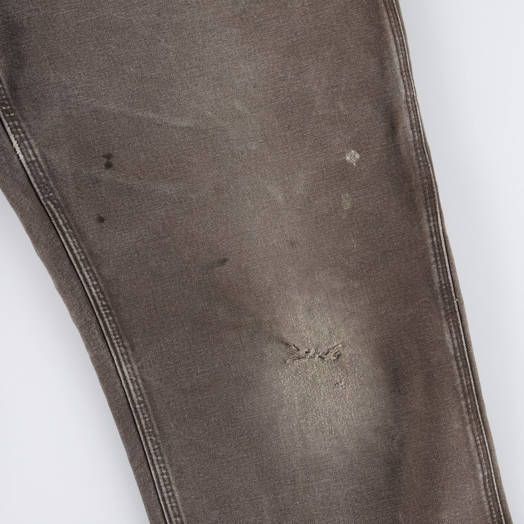 Carhartt Duck Painter Pants, Men's, W34 equivalent cotton brown type Vintage Second Hand