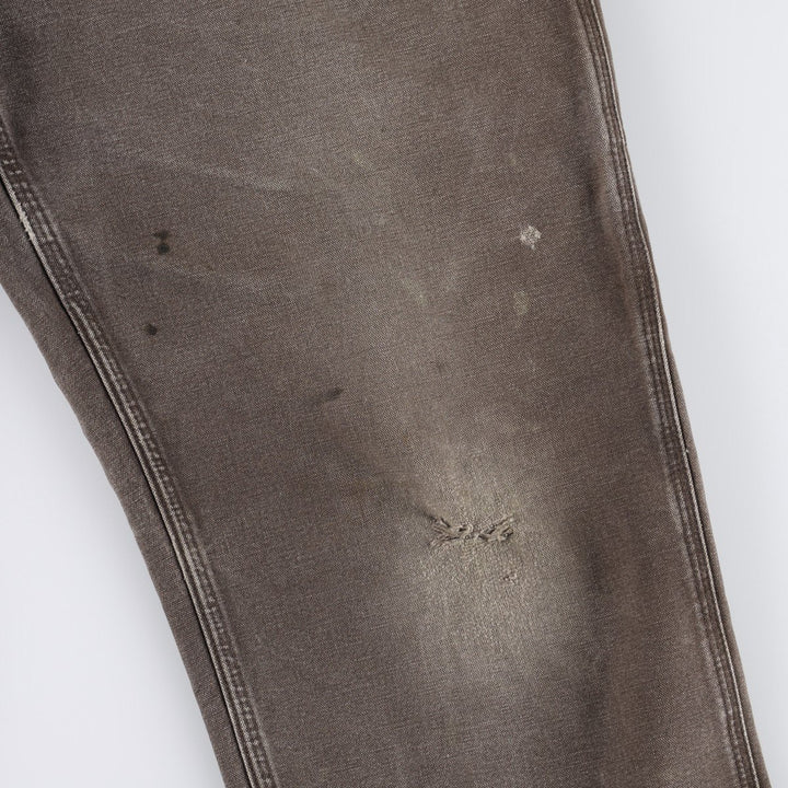 Carhartt Duck Painter Pants, Men's, W34 equivalent cotton brown type Vintage Second Hand