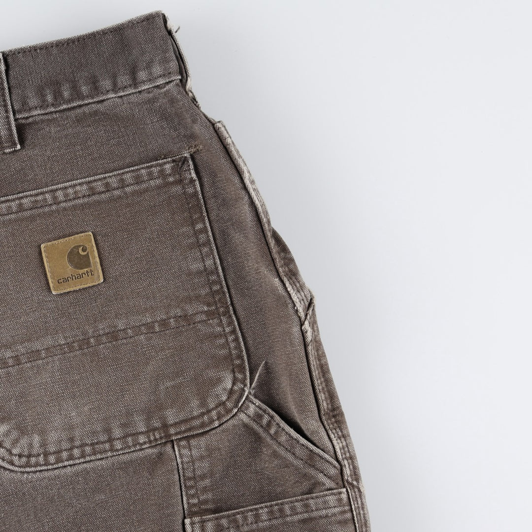 Carhartt Duck Painter Pants, Men's, W34 equivalent cotton brown type Vintage Second Hand
