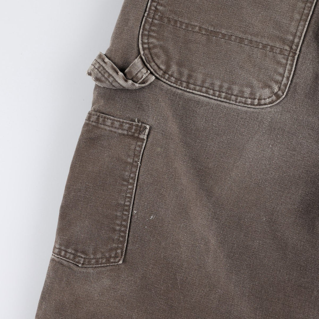 Carhartt Duck Painter Pants, Men's, W34 equivalent cotton brown type Vintage Second Hand