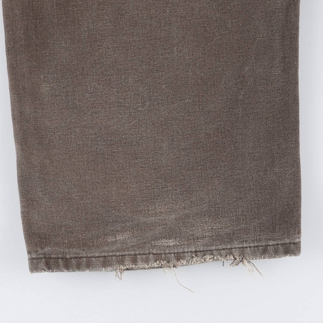 Carhartt Duck Painter Pants, Men's, W34 equivalent cotton brown type Vintage Second Hand