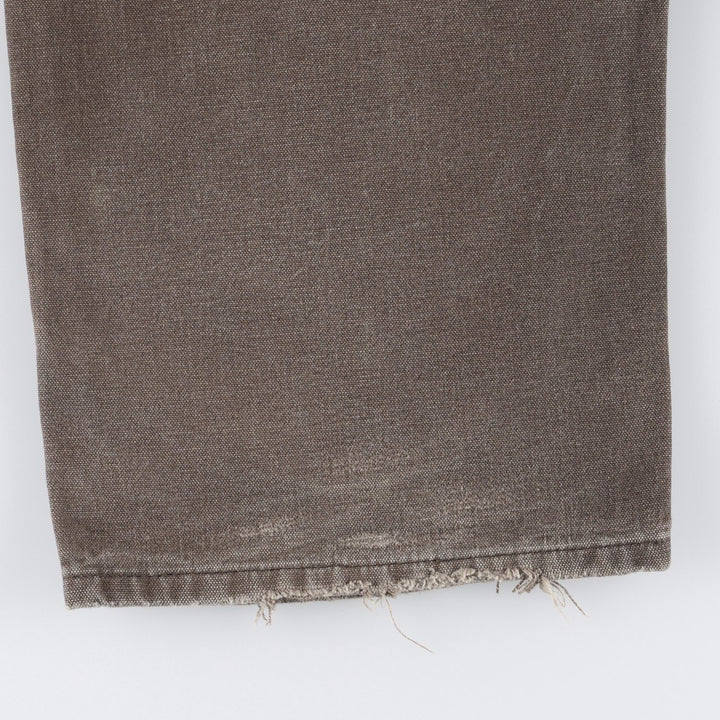 Carhartt Duck Painter Pants, Men's, W34 equivalent cotton brown type Vintage Second Hand
